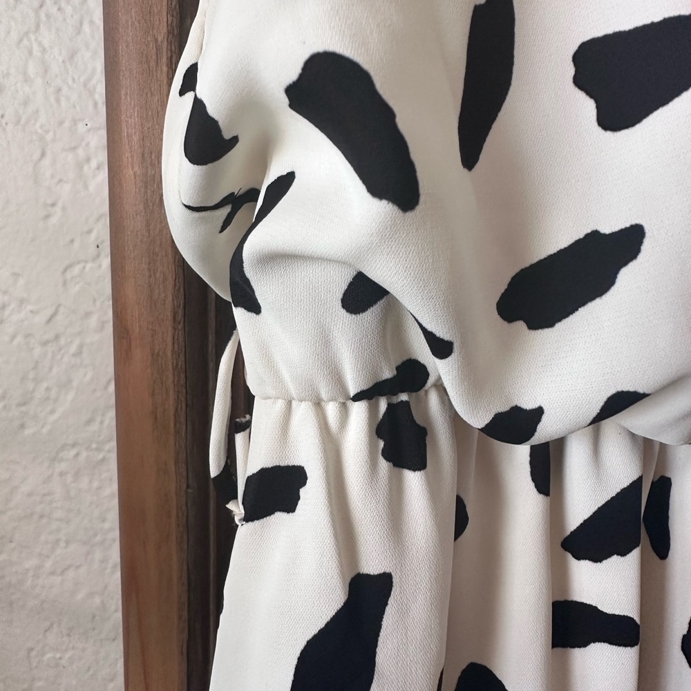 She + Sky NWT Black and White Patterned Dress - Picture 4 of 6